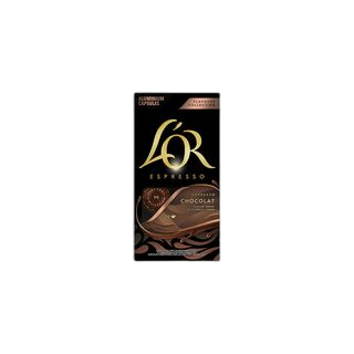 L OR ყავა კაფსულა შოკოლადით 10ც/8711000488188