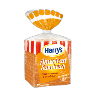 HARRYS ხორბლის და ქატოს პური 515გრ/4605829006064