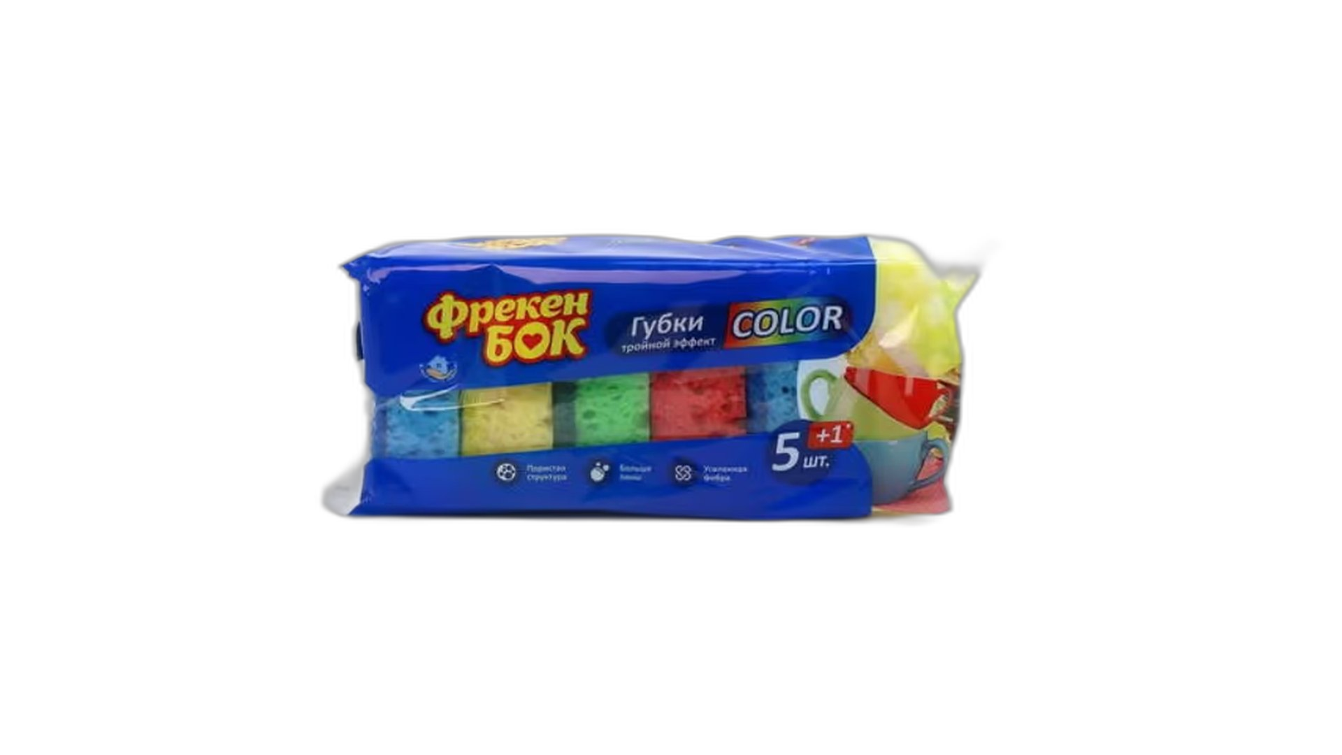 ფრეკენ ბოკი სამზარეულოს ღრუბელი 5 ც/4823071630824 1ც