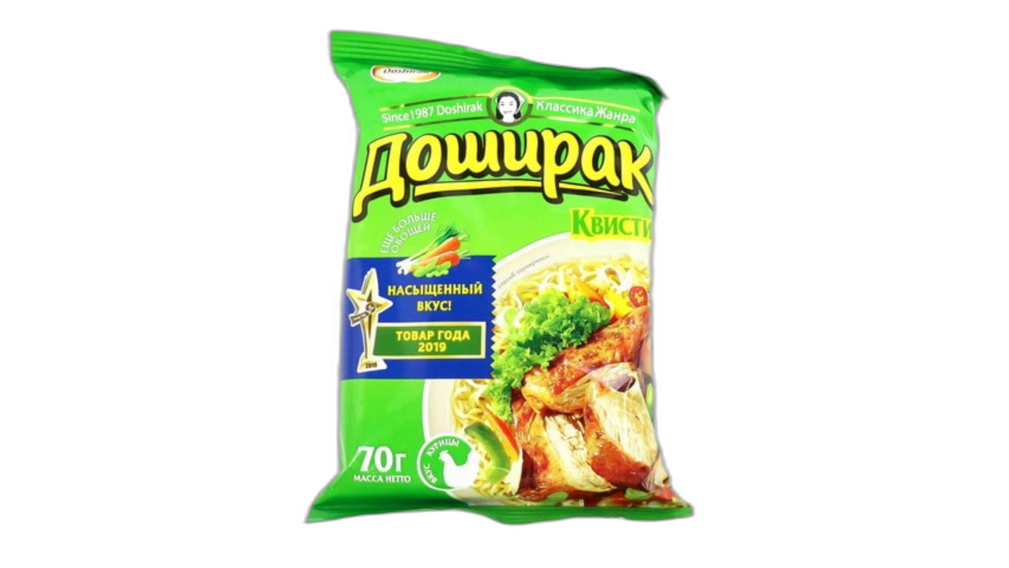 4607065580087 / დოშირაკი ქათმის წვნიანი 70