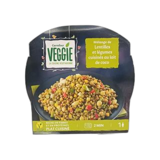 Carrefour Veggie ბოსტნეულის და ოსპის მიქსი, 300გრ