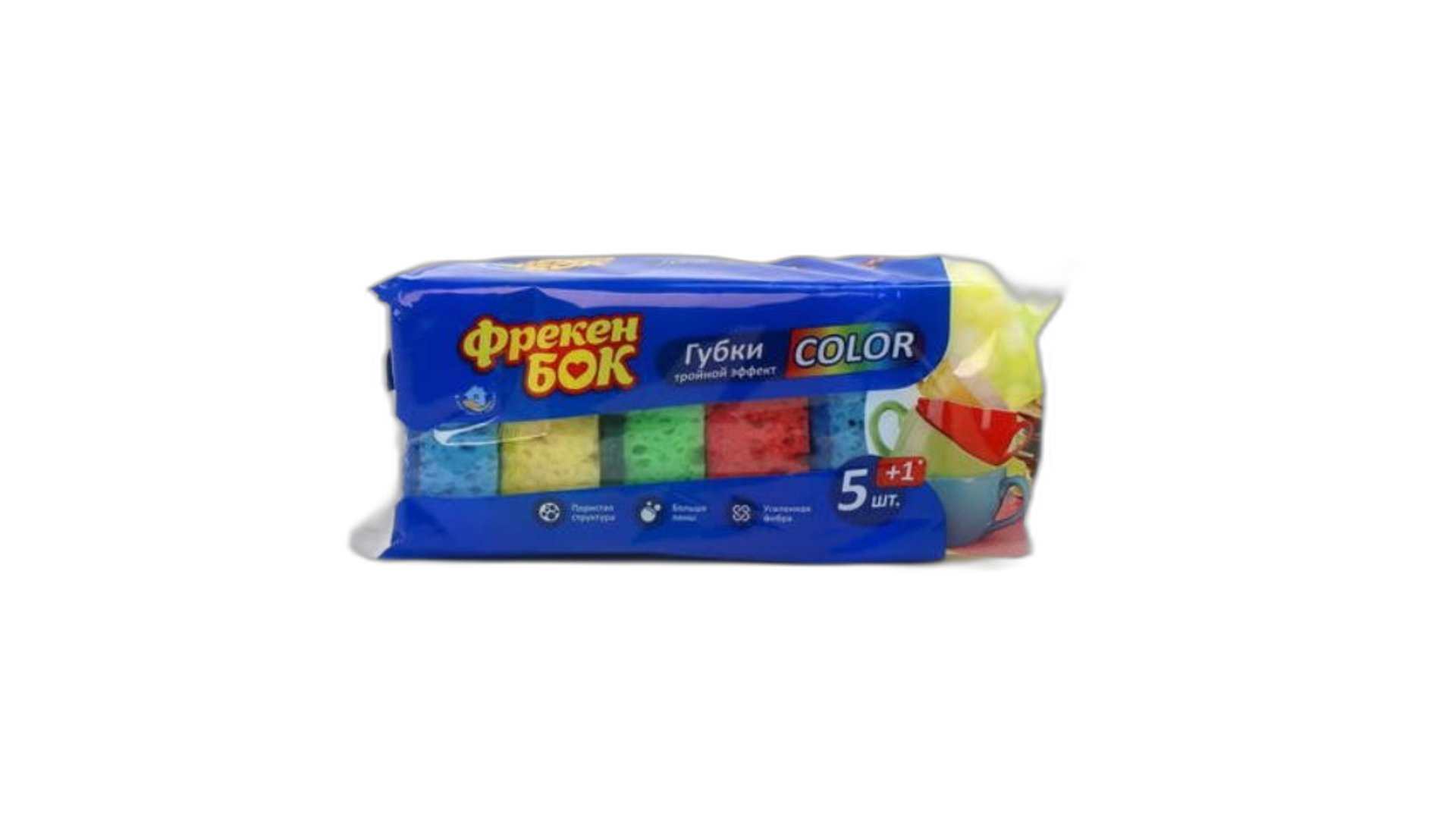 ფრეკენ ბოკი სამზარეულოს ღრუბელი 5 ც/4823071630824 1ც