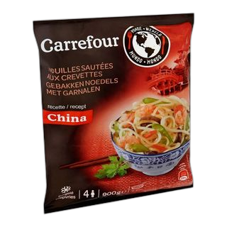 Carrefour ატრია შეწვილი კრევეტებით, 900 გ