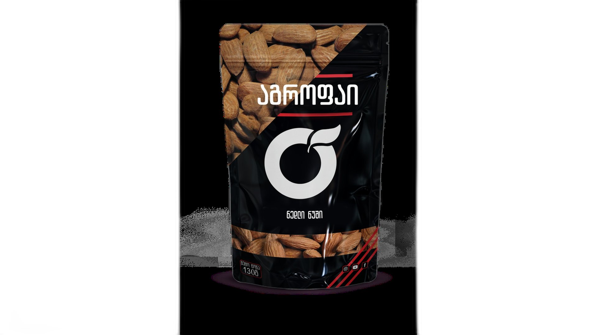 აგროფაი ნედლი ნუში 130 გ/4860108400920