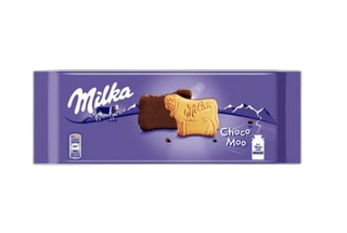 Milka Choco Cow ორცხობილა რძიანი შოკოლადით 200გ
