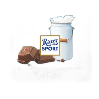 RITTER SPORT რძიანი შოკოლადი 100გრ/4000417018007