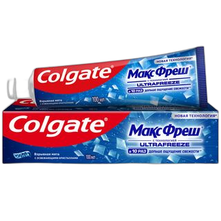 colgate maxfresh, cool mint ლურჯი 100 მლ. კბილის პასტა/5900273132154 1ც