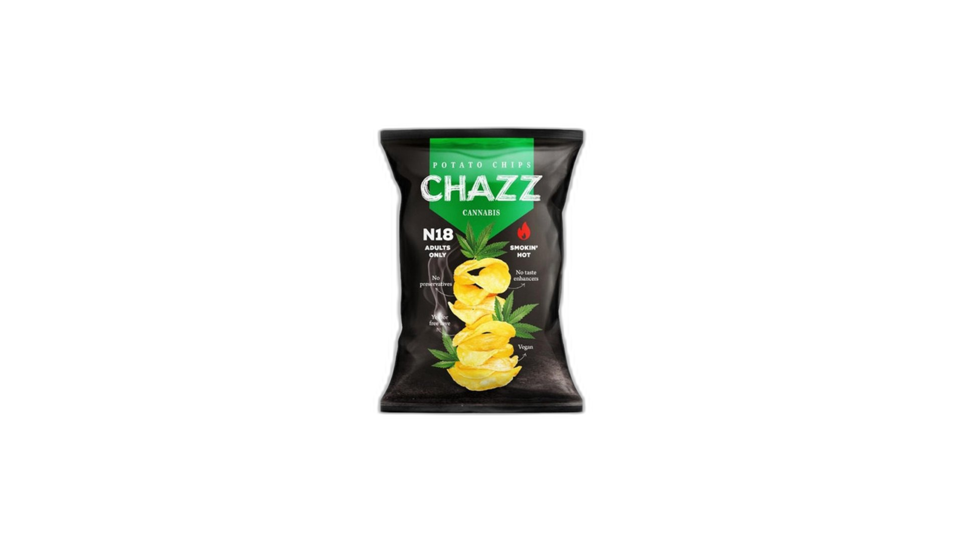 CHAZZ ჩიფსი კანაფით უგლუტენო 90გ/4779047980656