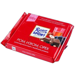 "Ritter sport"- შოკოლადი რომით