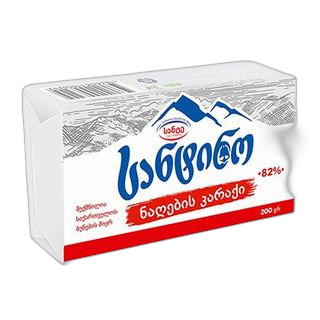 სანტინო კარაქი 82% 200 გ./4860051004633