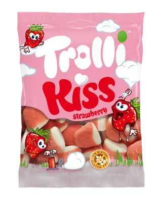 TROLLI ჟელიბონი მარწყვით 100გრ/8437000482017