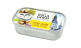 Riga Gold ტრესკა ღვიძლი 121 გრ/4751001585954