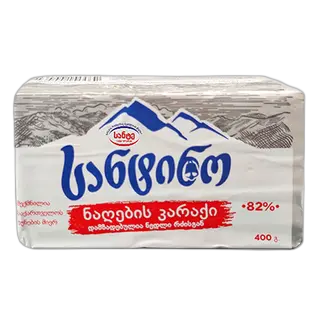 სანტინო კარაქი 82% 400 გ./4860051004640