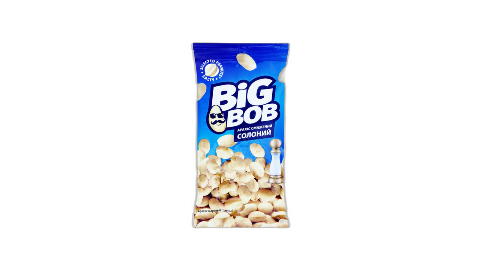 BIG BOB მიწისთხილი მოხალ მარილ 70გრ/4820182069086 1ც