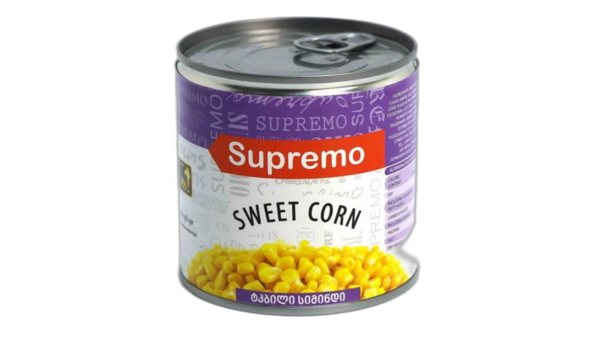 სუპრემო ტკბილი სიმინდი 340 გრ/4860101960582 1ც