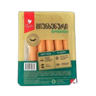 ნიკორა მიუნხენური სოსისი 340 გრ/4860009622780