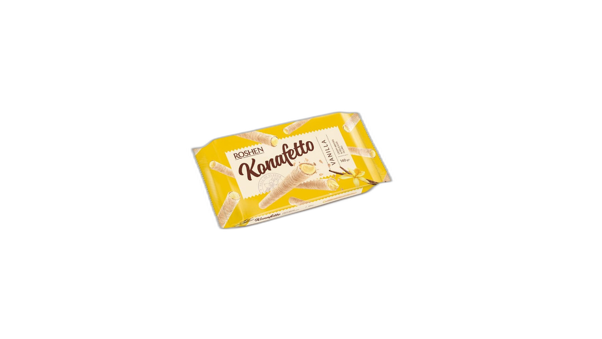 ROSHEN ვაფლის ჩხირები ვანილის არომატით 14გრ/4823077631863
