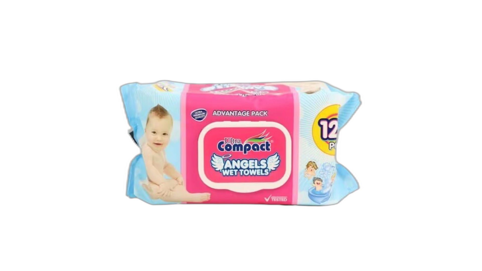 კომპაქტი საბავშვო სველი ხელსახოცი 120 ც/8697420532789