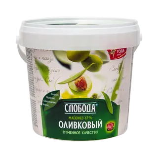 სლობოდა მაიონეზი ზეთისხილის 800 მლ/4600699505587 1ც