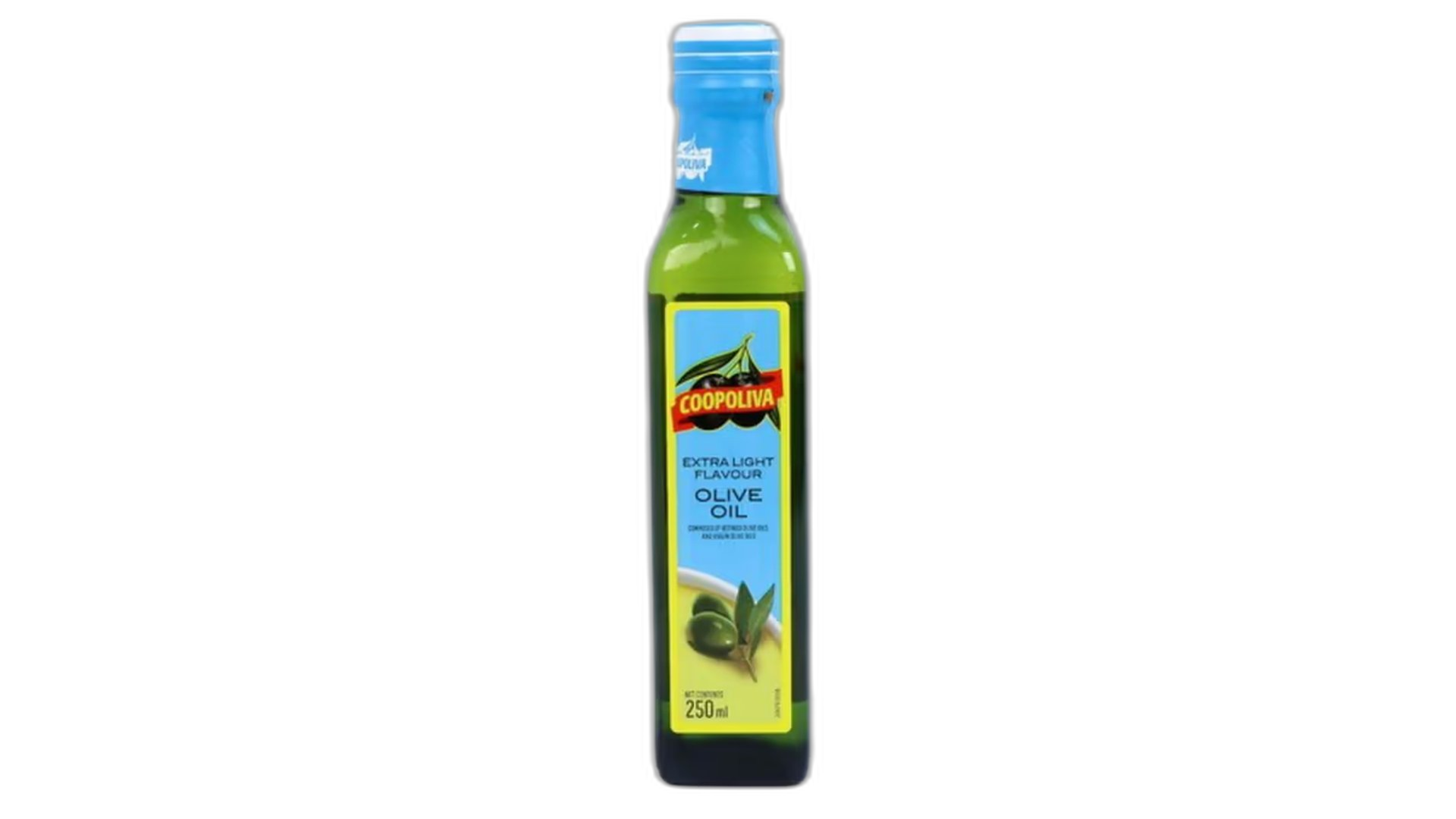 კოპოლივა ზეითუნის ზეთი ექსტრა მსუბუქი 250 მლ/8410522100638 1ც