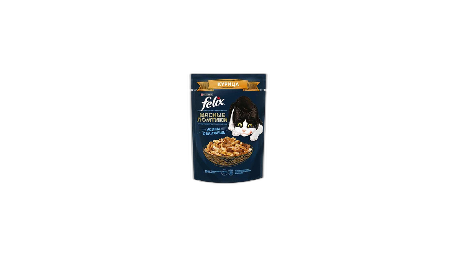FELIX კატის ჟელე ქათმის ხორცით 75გ/7613287155627