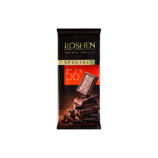 Roshen- შავი შოკოლადი Special 56% 85გ/4823077632563