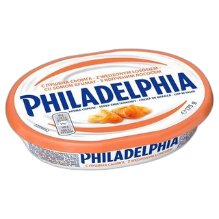 Philadelphia შებოლილი ორაგულის რბილი ყველი, 175 გ