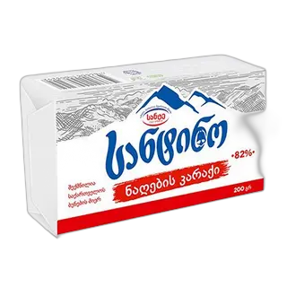 სანტინო კარაქი 82% 200 გ./4860051004633