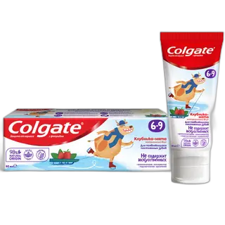 colgateკბ.პასტა მარწყ ფტორით6-9წ 60/6920354825590