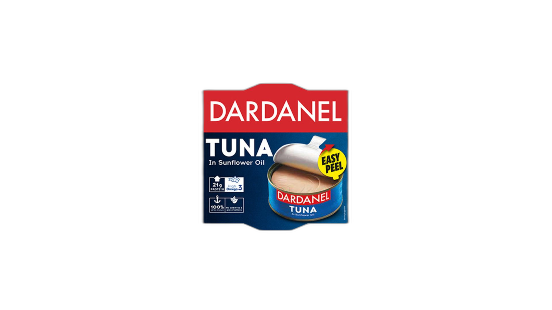 DARDANEL თინუსი მზესუმზ. ზეთში140გ/8690559020516