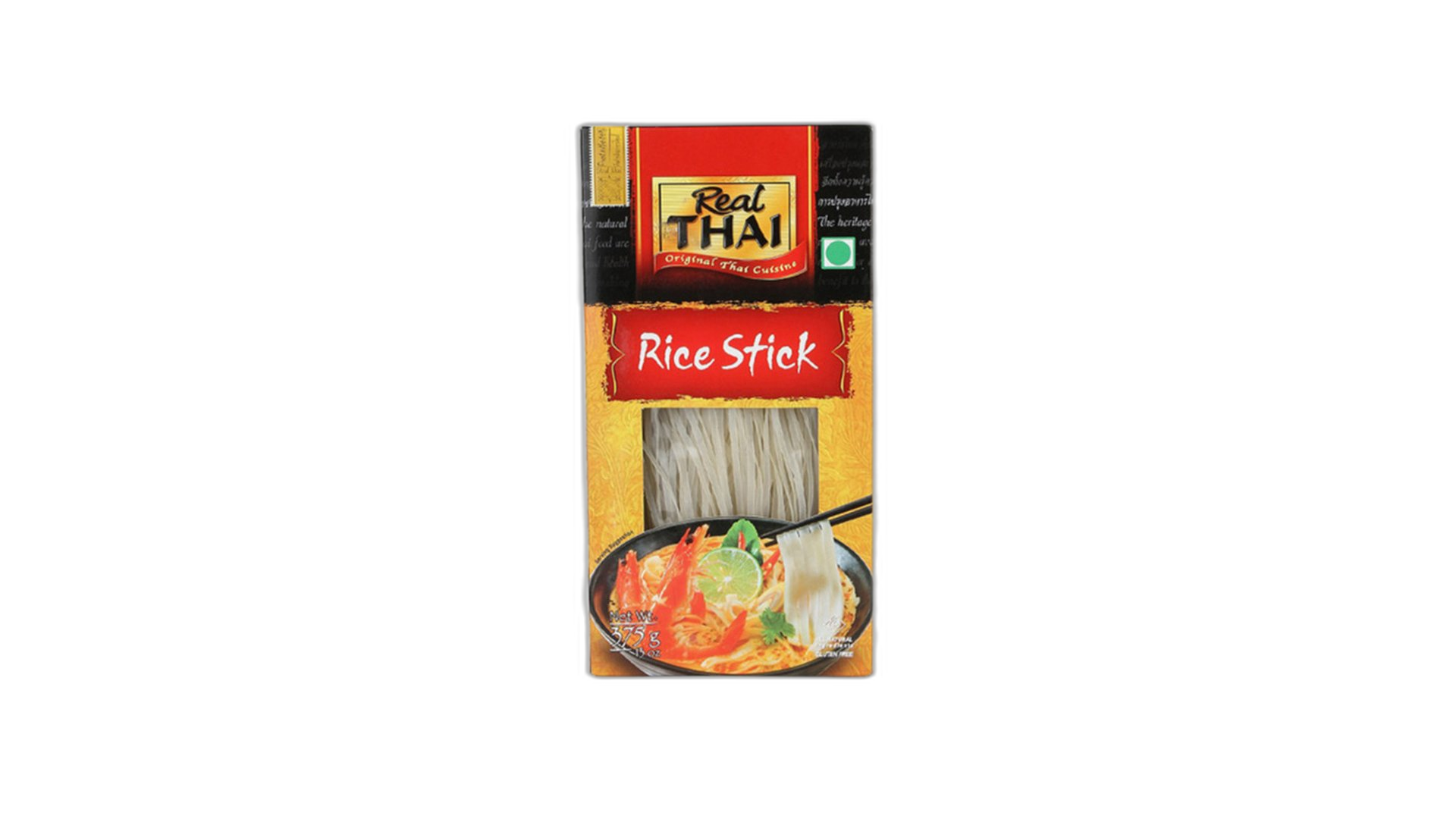 REAL THAI ბრინჯის ჩხირები 3მმ 375გრ/8858135052058 1ც