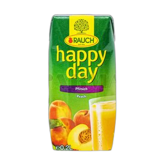 HAPPY DAY წვენი ატმის 200მლ/9008700205016