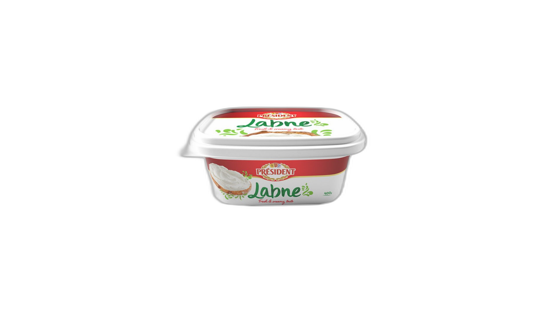 პრეზიდენტი მდნარი ყველი ლაბნე 400 გრ/8692971434476