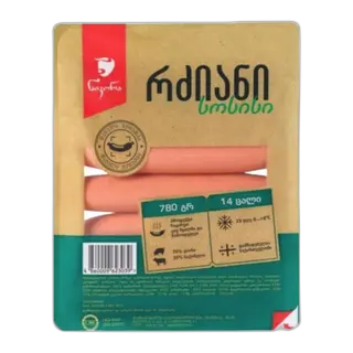 ნიკორა რძიანი სოსისი 780 გრ/4860009623046