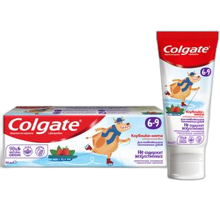 colgateკბ.პასტა მარწყ ფტორით6-9წ 60/6920354825590