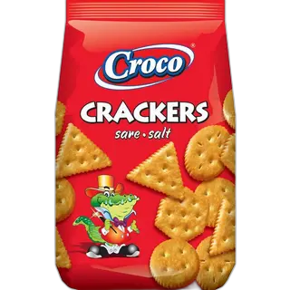 CROCO კრეკერი მარილიანი-100გრ