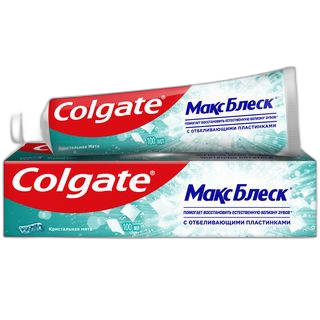 colgate maxwhite chrystall mint 100 მლ. კბილის პასტა/6920354805851 1ც