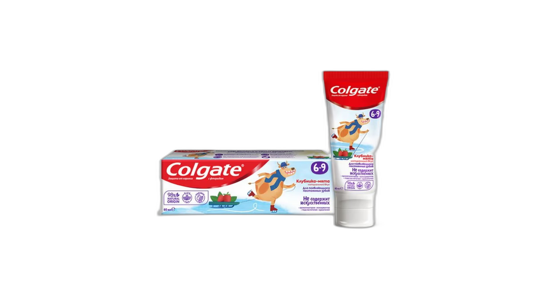 COLGATEკბ.პასტა მარწყ ფტორით6-9წ 60/6920354825590