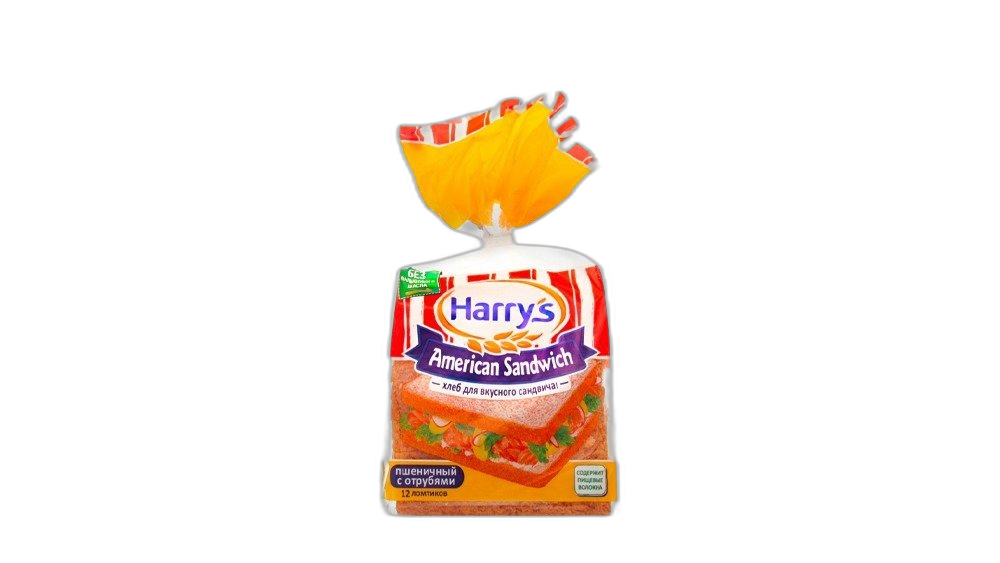 HARRYS ხორბლის და ქატოს პური 515გრ/4605829006064