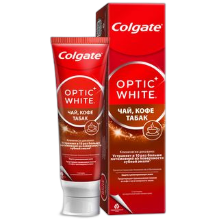 colgate tp max one პასტა ჩაი ყავა თამბაქო 75 მლ