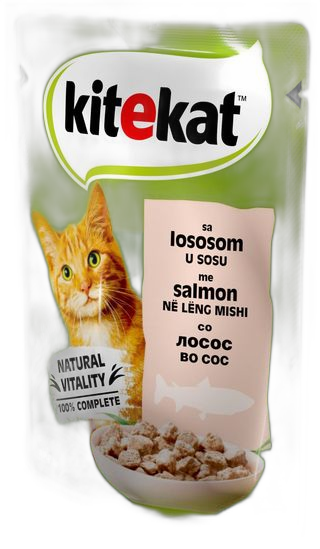 KITEKAT ორაგული სოუსში, პაკეტი, 85 გ