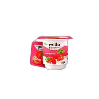Milla იოგურტი მარწყვი 3%-115გ/4760081602222