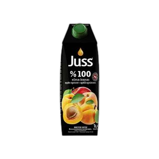 JUSS წვენი ვაშლი/გარგარი 100% 1ლ/8698720868981