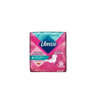 LIBRESSE ჰიგიენური საფენი უხილავი გრძლ ფრთ-8ც/7322540388480