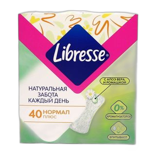 ლიბრესი ნატურალ ქეარ 40 ც/7322540306392 1ც