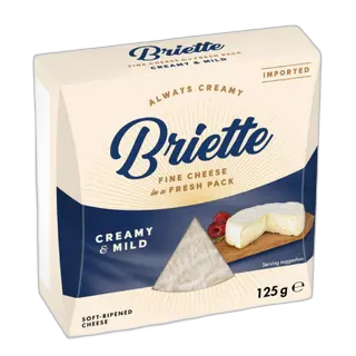 BRIETTE ყველი ნაღების,რბილი-125გრ/4000504149928