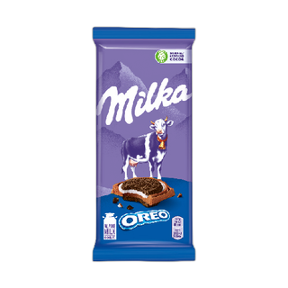 შოკოლადის ფილა MILKA  "ორეო", 92გრ