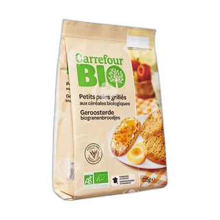 Carrefour ბიო ეკოლოგიური მარცვლეულის სუხარი 225 გ