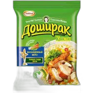 დოშირაკი ქათმის წვნიანი 70 გრ/4607065580087 1ც