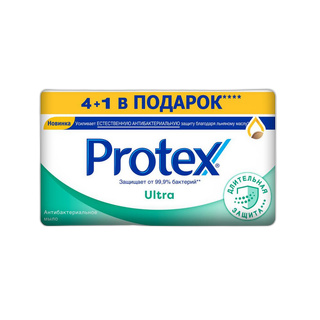 პროტექსი მყარი საპონი ულტრა 4+1 350 გრ/8693495034494 1ც